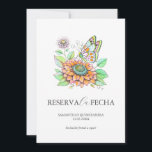 Reserva la Fecha Quinceañeras Mariposas Save The Date<br><div class="desc">Anuncia el comienzo de un viaje memorabele con nuestras tarjetas de "Reserva la Fecha" para Quinceañeras. Elaboradas con elegancia y estilo, esta opción establece el tono perfecto para tu próxima celebración. Diseñadas con la esencia de la tradición y el encanto, nuestras tarjetas de "Reserva la Fecha" para Quinceañeras capturan la...</div>