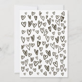 Reserva la Fecha Simple Black en White Spaans Save The Date (Achterkant)