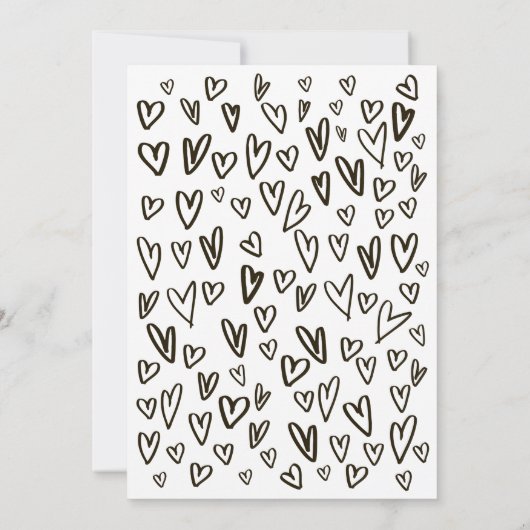 Reserva la Fecha Simple Black en White Spaans Save The Date (Achterkant)