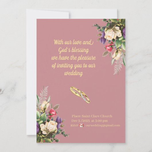 Reserva La Fecha Simple modern invitation,  Save The Date (Achterkant)