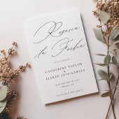 Reserva La Fecha Spaans Script Wedding Foto Save The Date