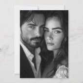 Reserva La Fecha Spaans Script Wedding Foto Save The Date (Achterkant)