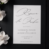 Reserva La Fecha Spaans Taal Script Bruiloft Save The Date