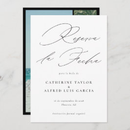 Reserva La Fecha Spaanse Taal Foto Huwelijk Save The Date