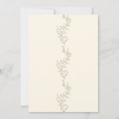 Reserva La Fecha Twins Fiesta de Quince Botanicals Save The Date (Achterkant)