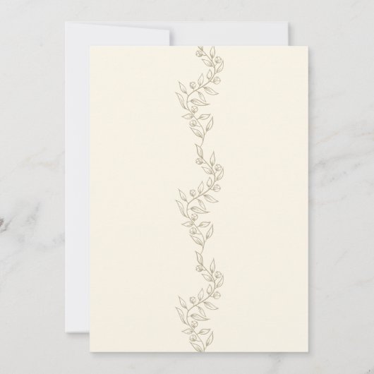 Reserva La Fecha Twins Fiesta de Quince Botanicals Save The Date (Achterkant)