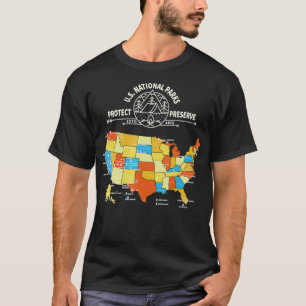  reservaat beschermt alle 63 Amerikaanse natuurgeb T-shirt