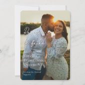 Reservar la fecha Romántica y Elegante Save The Date (Voorkant)