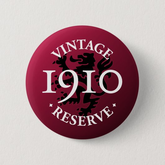 reserve 1910 Pinback Button (Voorkant)