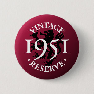 reserve 1951 Pinback Button
