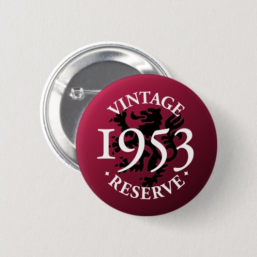 reserve 1953 Pinback Button (Voorkant /achterkant)