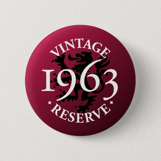 reserve 1963 Pinback Button (Voorkant)