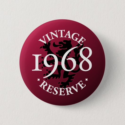 reserve 1968 Pinback Button (Voorkant)