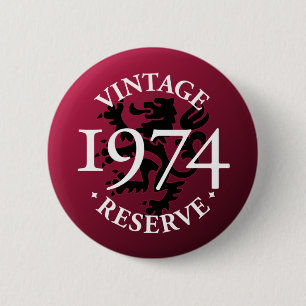 reserve 1974 Pinback Button