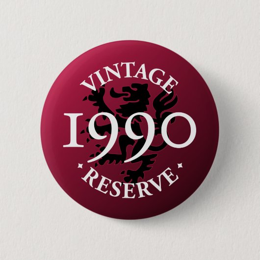 reserve 1990 Pinback Button (Voorkant)