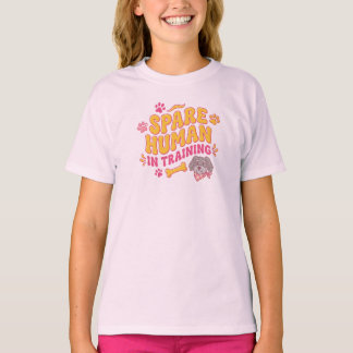 Reserve menselijke hondenmok, gepersonaliseerd met t-shirt