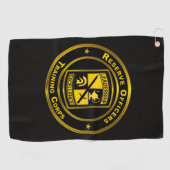 Reserve Officieren Training Corps “ROTC” Golfhanddoek (Horizontaal)