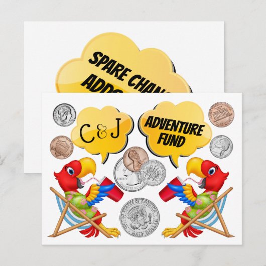 Reserve wisselpot briefkaart (Voorkant / Achterkant)