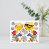 Reserve wisselpot briefkaart (Staand voorkant)