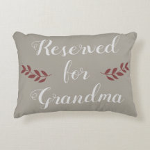 "Reserved for Grandma" Personaliseer Thanksgiving