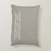 "Reserved for Grandma" Personaliseer Thanksgiving  Accent Kussen (Achterkant (Verticaal))