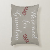 "Reserved for Grandma" Personaliseer Thanksgiving  Accent Kussen (Voorkant(Verticaal))