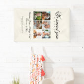 Reserved Seat - 6 Photo Memorial Wedding Beige Spandoek (Insitu)
