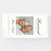 Reserved Seat - Photo Memorial Wedding Spandoek (Horizontaal)