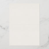 Reserved Seating Wedding Sign  Folie Uitnodiging (Achterkant)