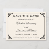 Reserveer de datum! De Trouwmars van Mendelssohn B Save The Date (Achterkant)