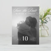 Reserveer de datum kaart (Staand voorkant)