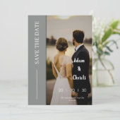 Reserveer de datum kaart (Staand voorkant)