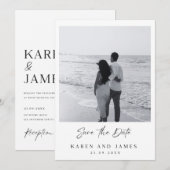 Reserveer de datum kaart (Voorkant / Achterkant)