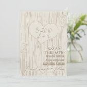 Reserveer de datum save the date (Staand voorkant)