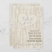 Reserveer de datum save the date (Voorkant / Achterkant)