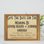Reserveer de datum save the date (Staand voorkant)
