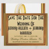 Reserveer de datum save the date (Voorkant / Achterkant)