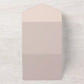 Reserveer de datum voor de bruiloft van all in one uitnodiging (Buitenkant)