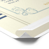 Reserveer Tafel Zitplaatsen Bruiloft Auteur Biblio Poster (Hoek)