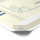 Reserveer Tafel Zitplaatsen Bruiloft Bibliotheek C Poster (Hoek)