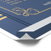 Reserveer Tafel Zitplaatsen Huwelijk Auteur Biblio Poster (Hoek)