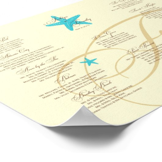 ***RESERVEERD VOOR Jacklyn+Timothy** 5x7 Poster (Hoek)