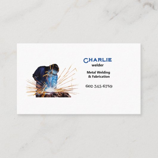 Reserven voor lassen visitekaartje (Voorkant)