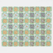 Reserveonderdelen Faux Quilt Fleece Deken (Voorkant (Horizontaal))