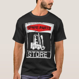 Reserveonderdelen Opslagbeen geamputeerd T-shirt