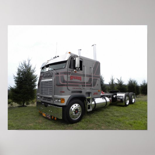 Reserves Freightliner Cabover Poster (Voorkant)