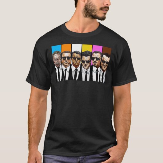 Reservoir Dogs - Gangsters geïllustreerd Classic T T-shirt (Voorkant)