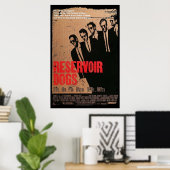 RESERVOIR DOGS MOVIE OLD STYL POSTER (Thuiskantoor)