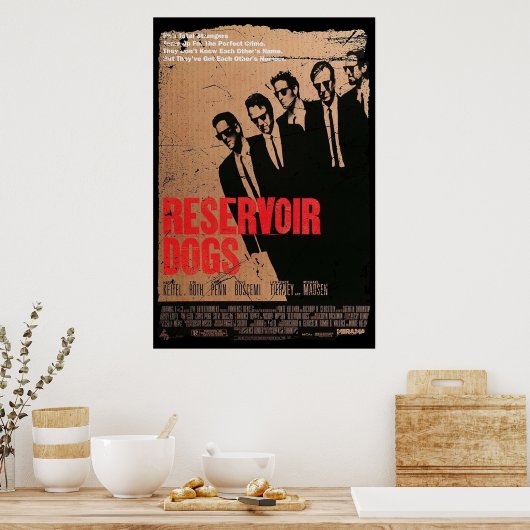 RESERVOIR DOGS MOVIE OLD STYL POSTER (Keuken)