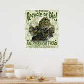 Reservoir Frogs Save Planet Earth Mascots Poster (Keuken)
